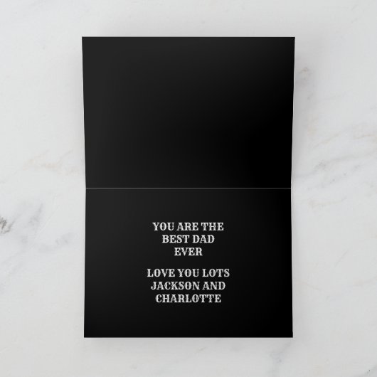 Dad Est 3 Foto Karte (Innenseite)