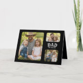 Dad Est 3 Foto Karte (Vorderseite)