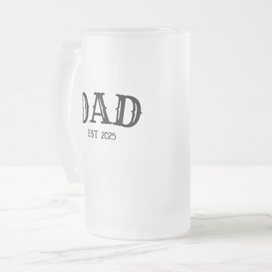 DAD EST MATTGLAS BIERGLAS (Vorderseite Links)