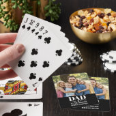 Dad Est. Year Name Number Bold Font Photo Spielkarten (In Situ)