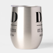 Dad Est. Year Name Number Modern Script (Rechts)