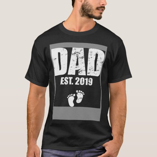 Dad established 2019 T-Shirt (Vorderseite)