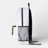 Dad Established 3 photo Black Text White  Bedruckter Rucksack (Rechts)