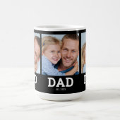 Dad Established Black 3 Photo Kaffeetasse (Mittel)