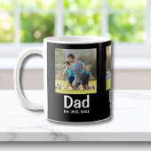 Dad Established Black 3 Photo Kaffeetasse