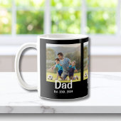 Dad Established Black 3 Photo  Kaffeetasse