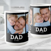 Dad Established Black 3 Photo Kaffeetasse