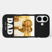 Dad Established Black Bold Photo Case-Mate iPhone Hülle (Rückseite (Horizontal))