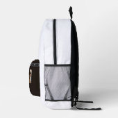 Dad Established Black Fun 3 Photo Bedruckter Rucksack (Rechts)