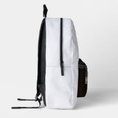 Dad Established Black Fun 3 Photo Bedruckter Rucksack (Links)