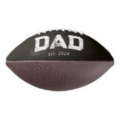 Dad Established Black Fun 3 Photo Football (Gedreht 90)