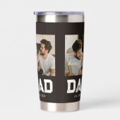 Dad Established Black Fun 3 Photo Thermobecher (Rechts)