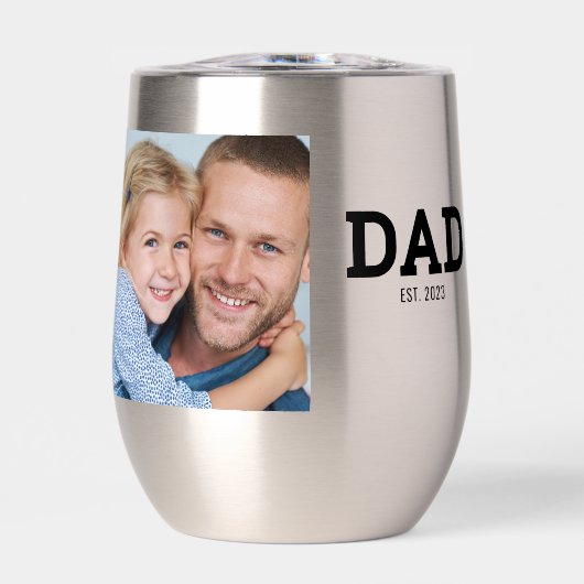 Dad Established Black Photo (Vorderseite)