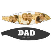 Dad Established Bold Black 3 Photo Basketball (Panele)