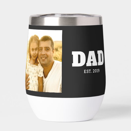 Dad Established Bold Black Photo (Rückseite)