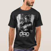 Dad Established Bold Photo T-Shirt (Vorderseite)