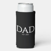 Dad Established Classic Caps Black Selters Dosenkühler (Seltzer Vorderseite)