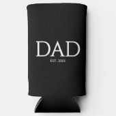 Dad Established Classic Caps Black Selters Dosenkühler (Vorderseite)