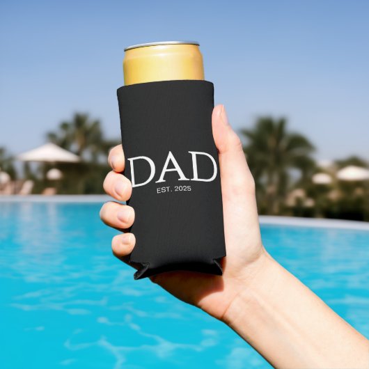 Dad Established Classic Caps Schwarz Selters Dosenkühler (In Situ Pool)