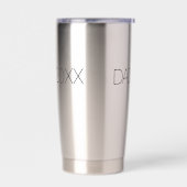 Dad Established custom Modern Script Design  Thermobecher (Links)