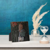 Dad Established Custom Year Photo Father Keepsake Fotoplatte (InSitu)