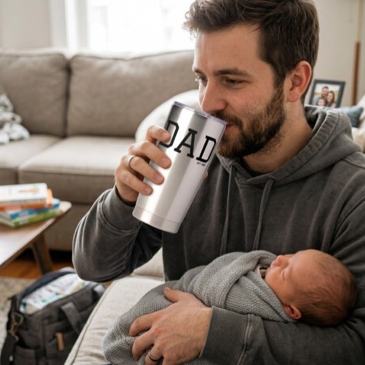 Dad Established Customizable Year Father's Day  Thermobecher