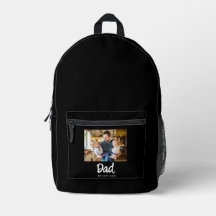 Dad Established Foto weißes Skript