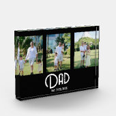 Dad Established Grunge Text 3 Fotoblock (Links)