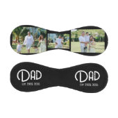 Dad Established Grunge Text Black 3 Photo Baseball (Paneele)