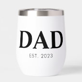 Dad Established Minimal Simple Text Est Year (Rückseite)