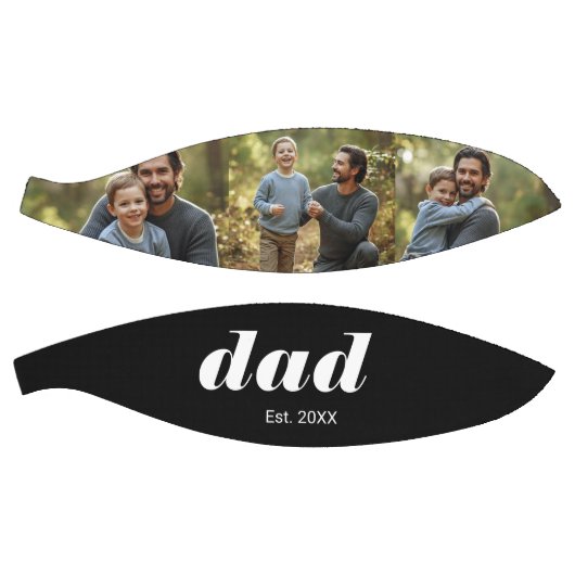 Dad Established Modern 3 Photo Basketball (Panele)