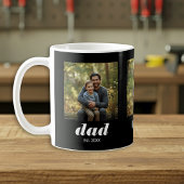 Dad Established Modern 3 Photo Kaffeetasse