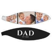 Dad Established Modern Black 3 Photo Basketball (Panele)