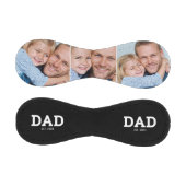 Dad Established Modern Black 3 Photo Collage Baseball (Paneele)