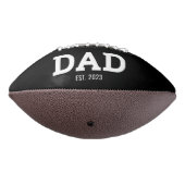 Dad Established Modern Black 3 Photo Collage Football (Gedreht 270)