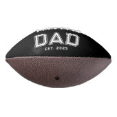 Dad Established Modern Bold Black 3 Photo Football (Gedreht 270)