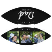 Dad Established Modern Script Black 3 Photo Football (Paneele)