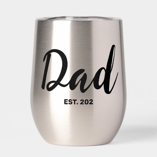 Dad Established New Dad Gift  (Rückseite)