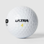 Dad Established New Dad Gift Golfball (Logo)