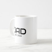 Dad Established New Dad Gift  Kaffeetasse (Vorderseite Links)
