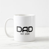 Dad Established New Dad Gift  Kaffeetasse (Links)