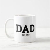 Dad Established New Dad Gift Kaffeetasse (Links)