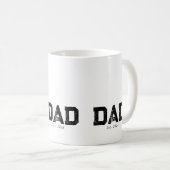 Dad Established New Dad Gift Kaffeetasse (VorderseiteRechts)