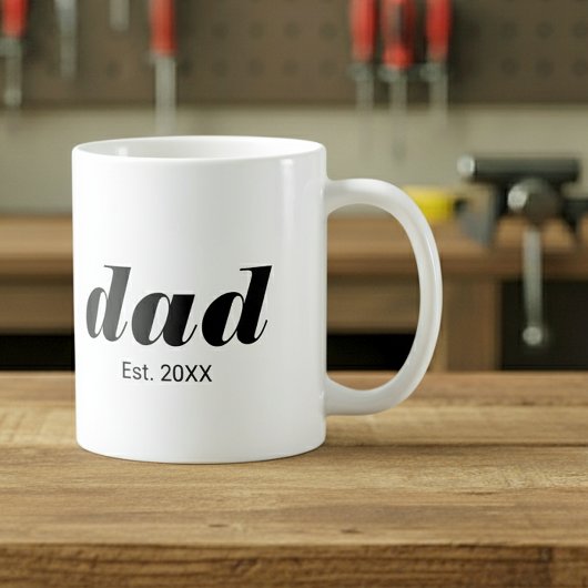 Dad Established New Dad Gift Kaffeetasse