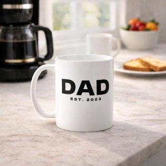 Dad Established New Dad Gift Mug Kaffeetasse