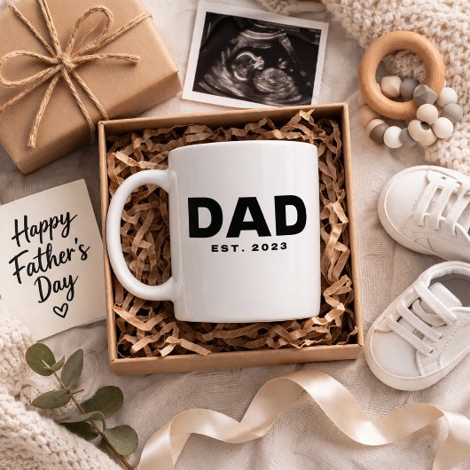 Dad Established New Dad Gift Mug Kaffeetasse