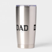Dad Established New Dad Gift Thermobecher (Vorderseite)