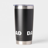 Dad Established New Dad Gift Thermobecher (Rechts)