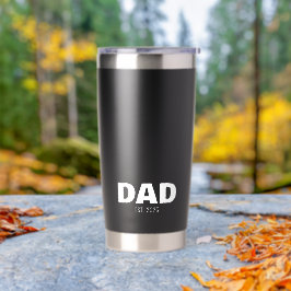 Dad Established New Dad Gift Thermobecher