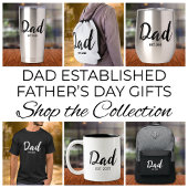 Dad Established New Dad Gift Zweifarbige Tasse